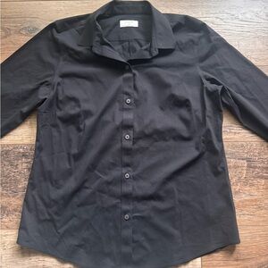 UNTUCKit Women Black Button Down Shirt